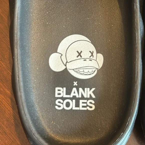 New Black Soles Rejects Slides size 11.5 - Picture 3 of 5